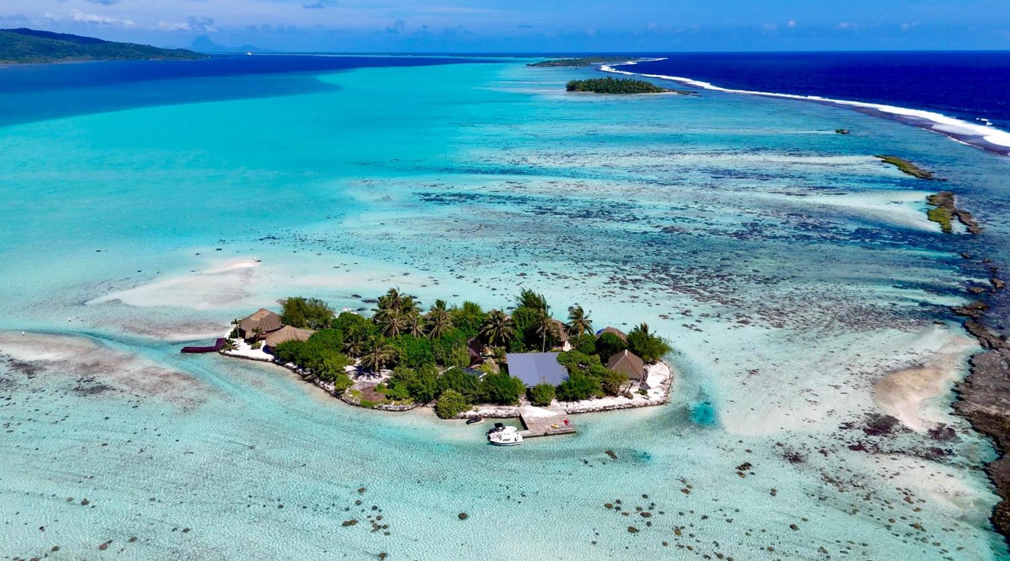 Eden Private Island Tahaa Hotell Patio  Eksteriør bilde